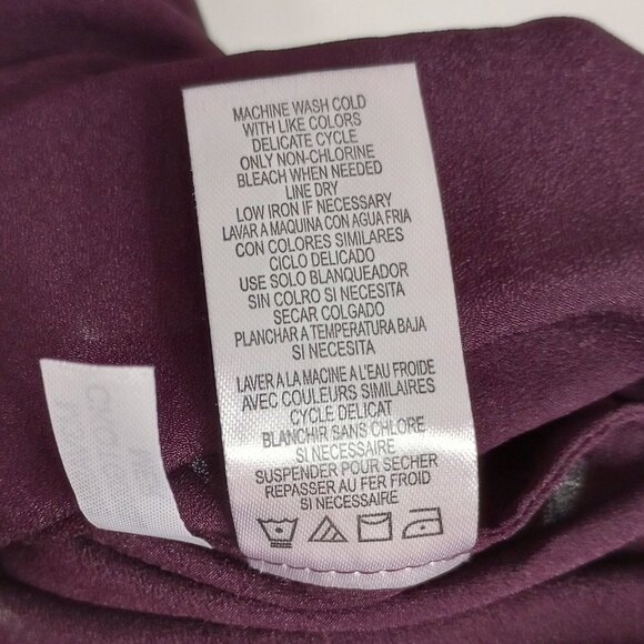 Calvin Klein Purple & Gold Tunic Top - Picture 8 of 9